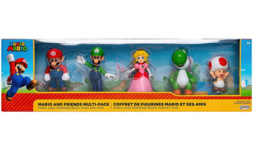 Coffret Diorama Super Mario 5 figurines
