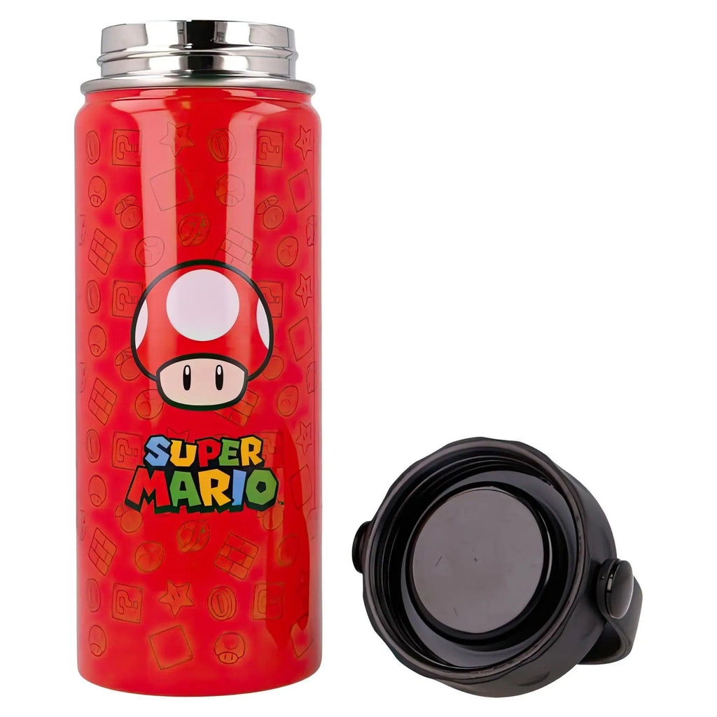 Nintendo Super Mario Bros Stainless Steel Bottle 530ml - TOYBOX
