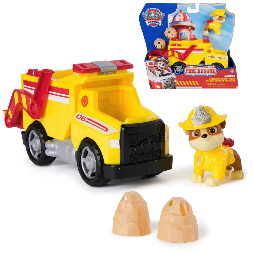 PAW Patrol Rubble Rescue Fire Dump Truck