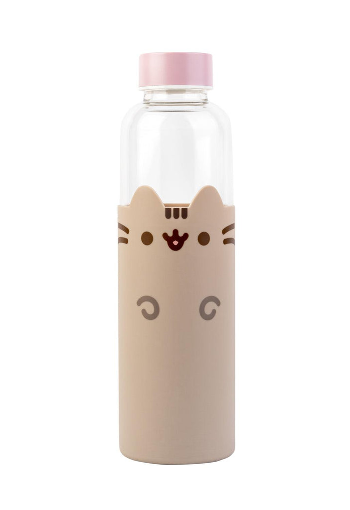 PUSHEEN Glass Water Bottle 500ml - TOYBOX Toy Shop