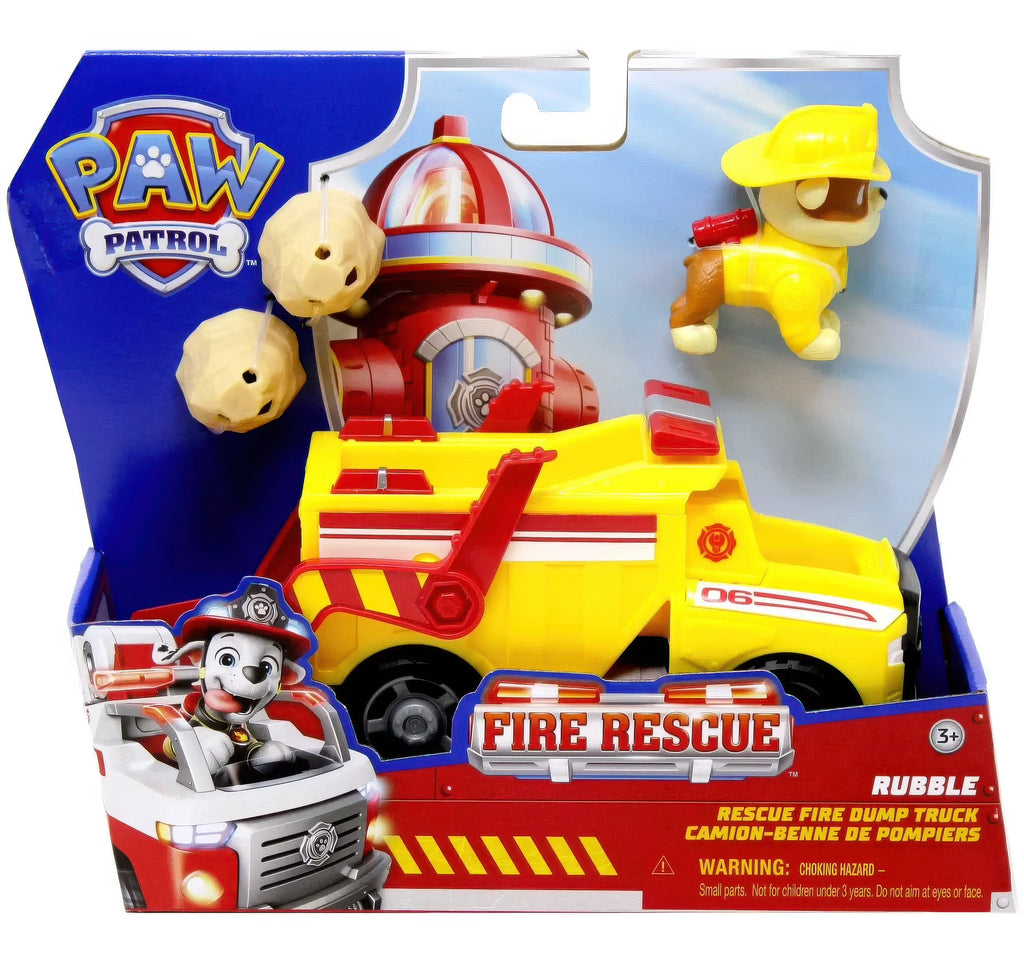 PAW Patrol Rubble Rescue Fire Dump Truck