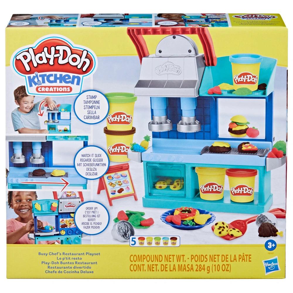 Play-Doh Kitchen Creations Busy Chef's Restaurant Playset - TOYBOX