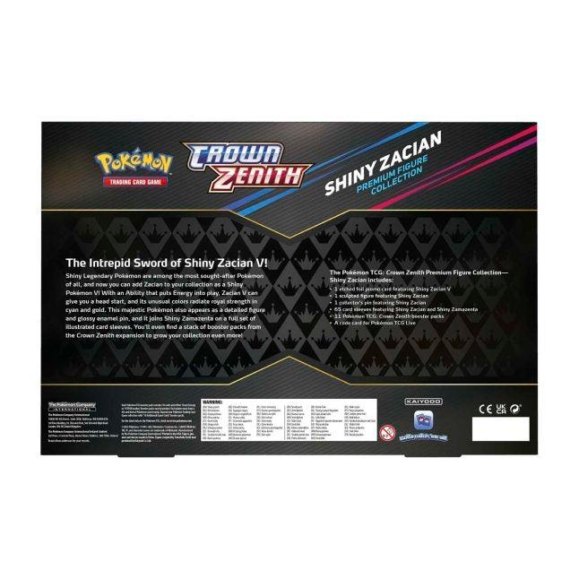 Pokémon TCG: Crown Zenith Premium Figure Collection (Shiny Zacian) - TOYBOX Toy Shop