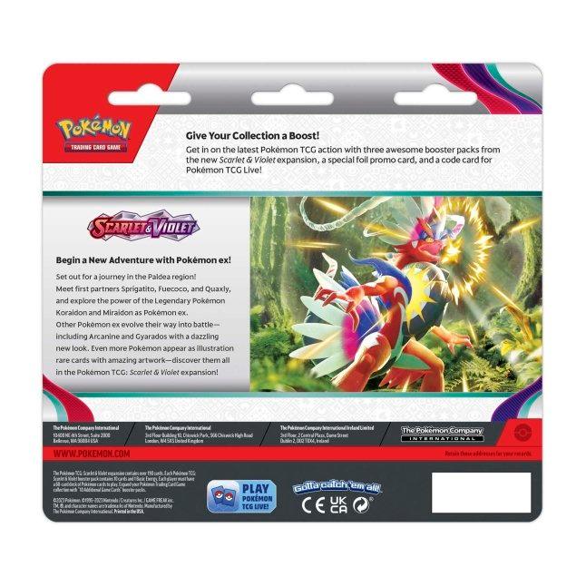 Pokémon TCG: Scarlet & Violet 3 Booster Packs & Dondozo Promo Card - TOYBOX Toy Shop