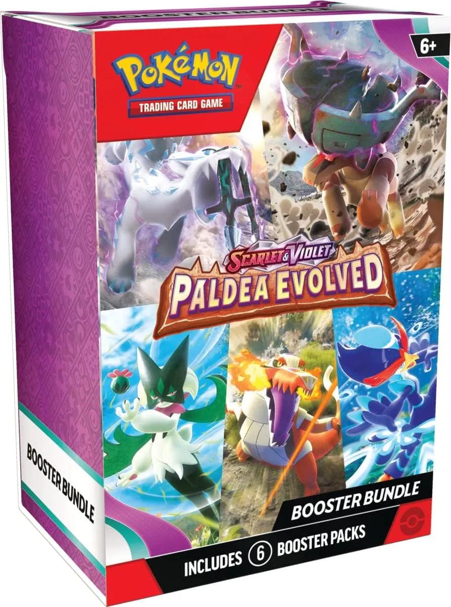 Pokemon Card Sleeves - Paldea Evolved Elite Trainer Box - 65 Count Pack -  Fuecoco Sprigatito Quaxly