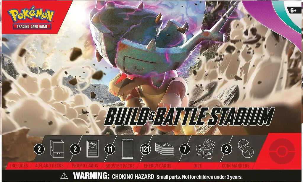 Pokémon TCG: Scarlet & Violet-Paldea Evolved Build & Battle Stadium - TOYBOX Toy Shop