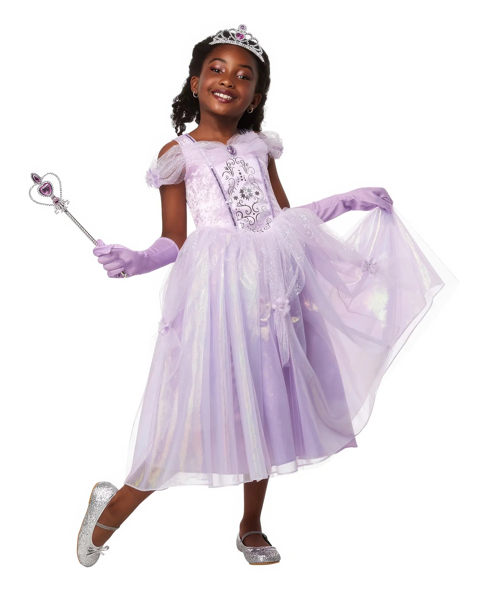 Purple Princess Dress with Gloves and Tiara | Buy Online at TOYBOX Purple Princess Dress with Gloves and Tiara | Buy Online at TOYBOX