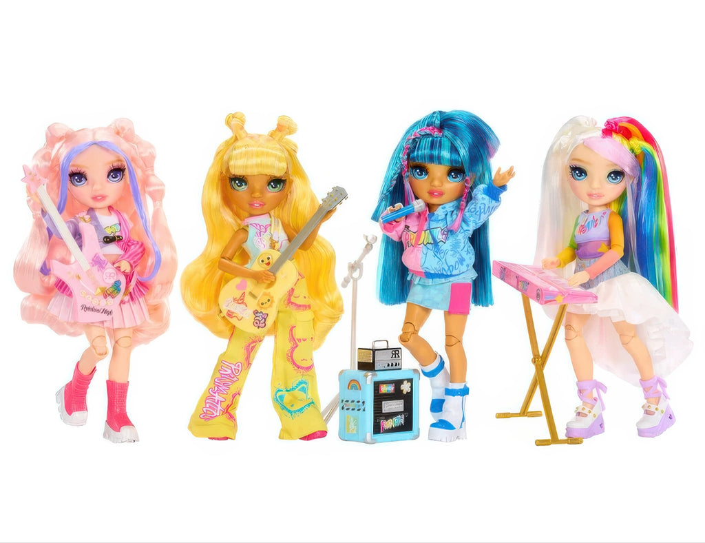 Rainbow High Jr High Rock Band - Sunny Yellow 23cm Fashion Doll