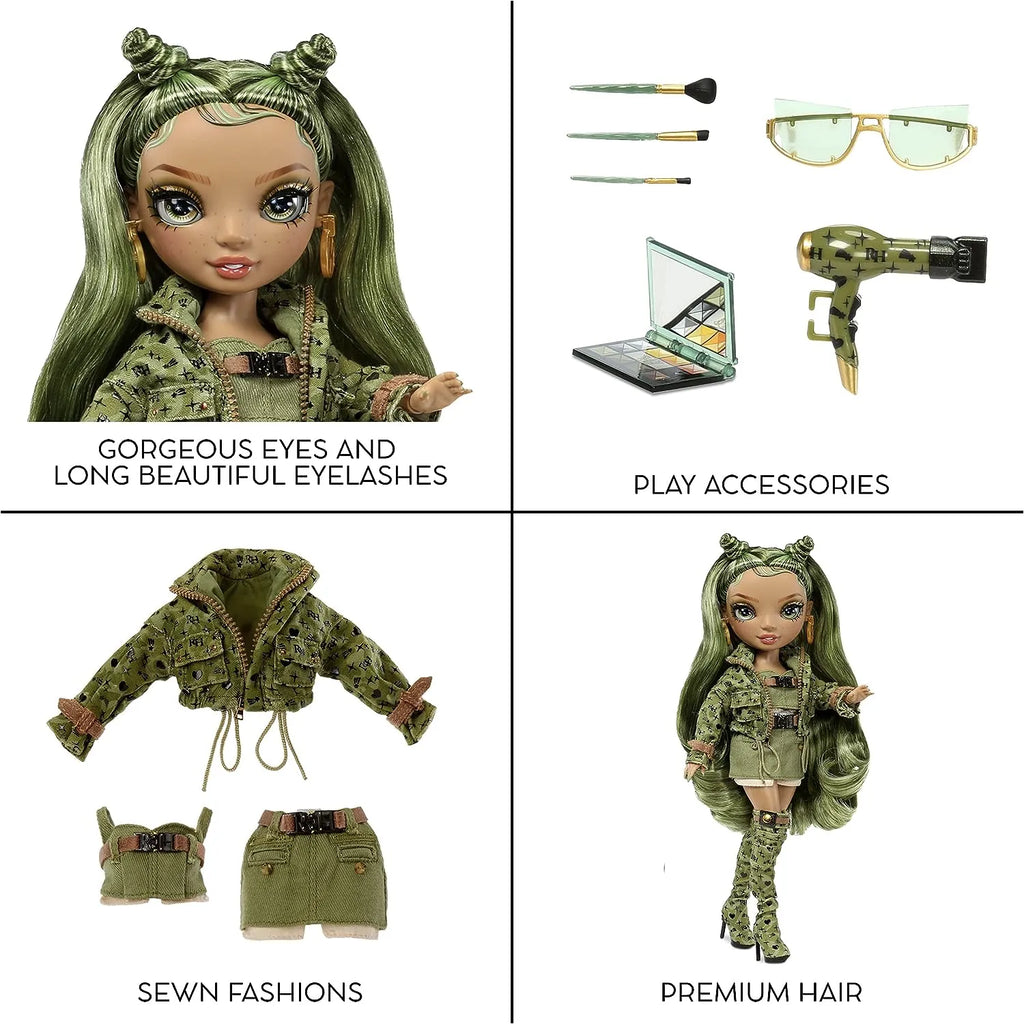 Rainbow High Fashion Doll Series 5 - Olivia Woods (Green) - TOYBOX Toy Shop