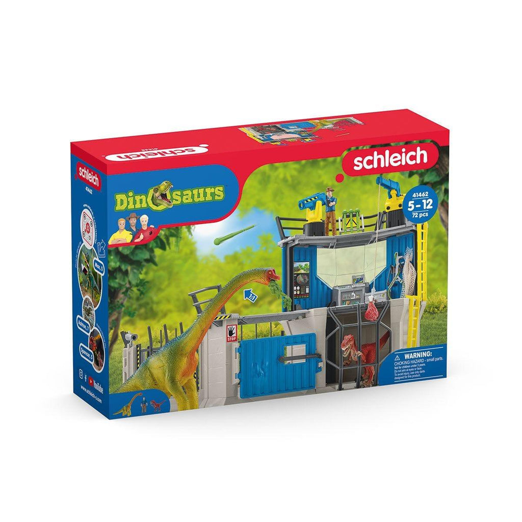 SCHLEICH 41462 Large Dino Research Station Playset - TOYBOX Toy Shop