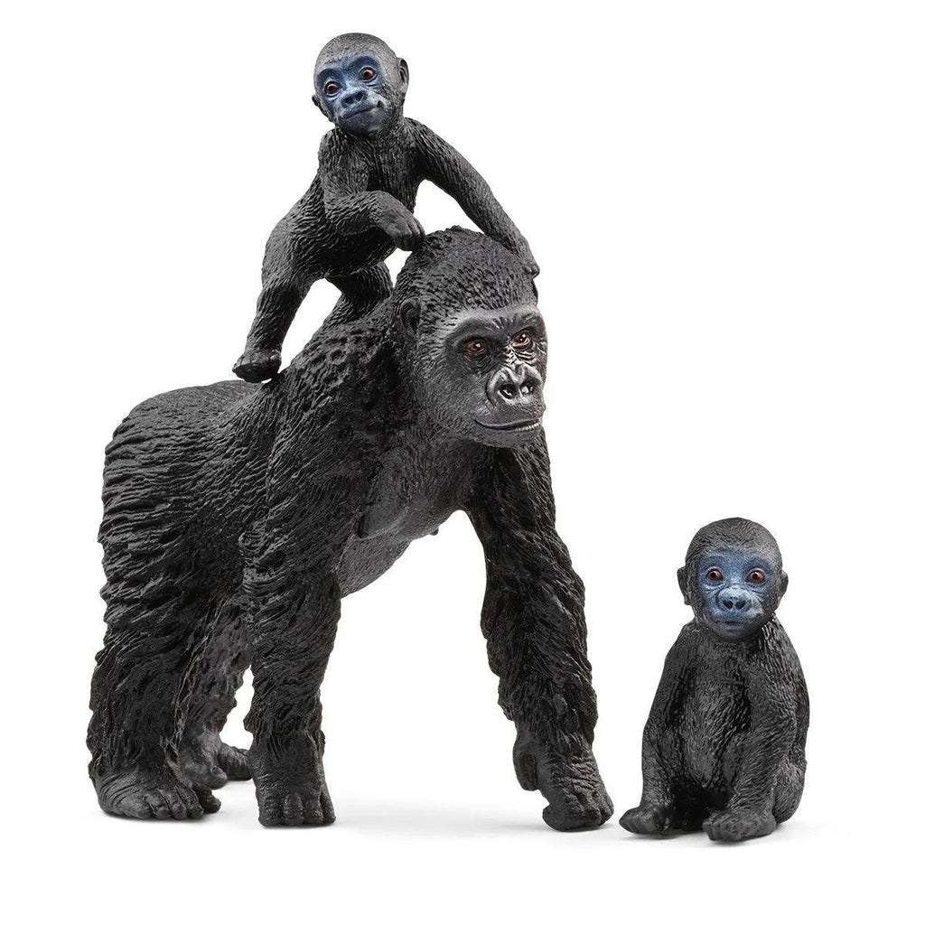 SCHLEICH 42601 WILD LIFE Gorilla Family Figures - TOYBOX Toy Shop