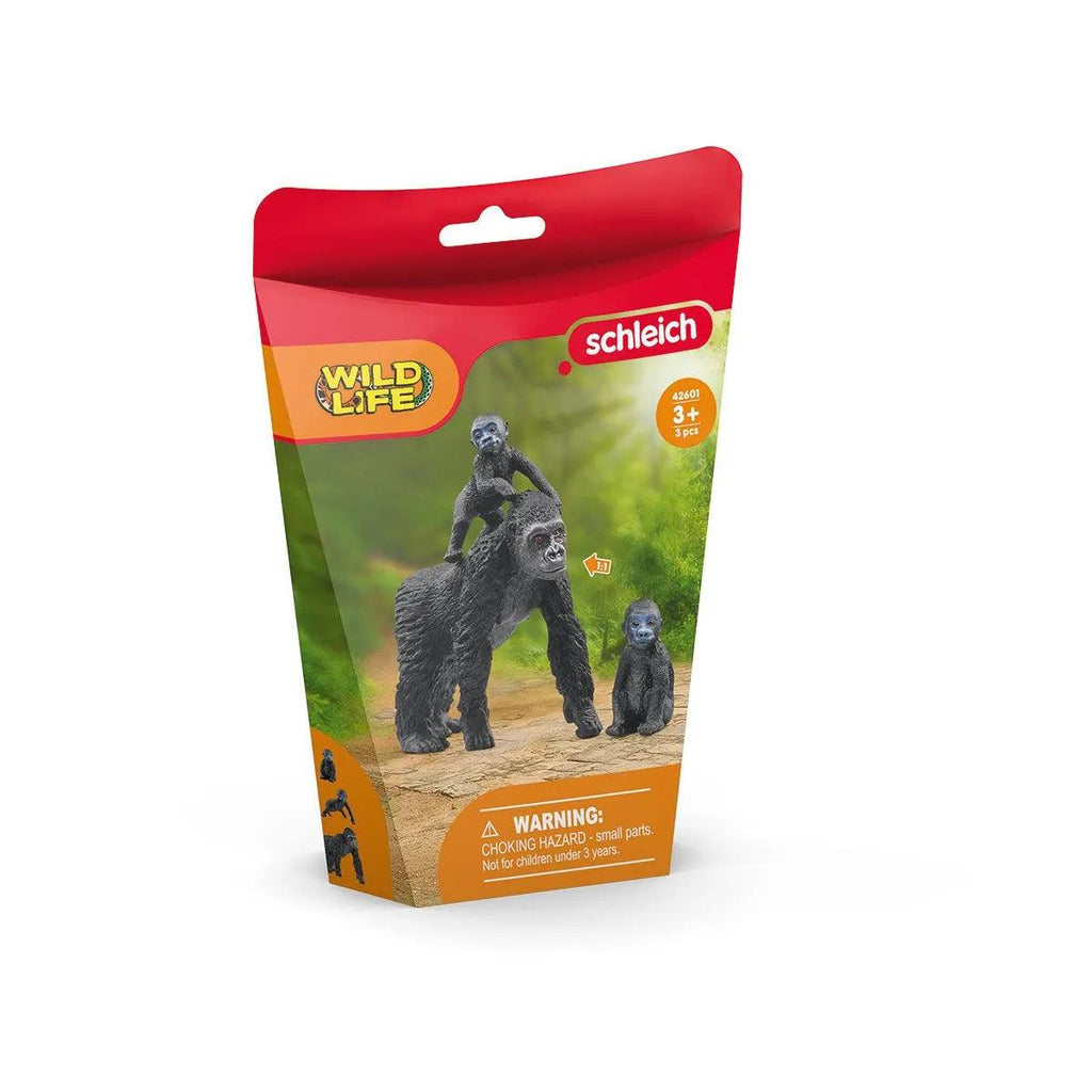 SCHLEICH 42601 WILD LIFE Gorilla Family Figures - TOYBOX Toy Shop