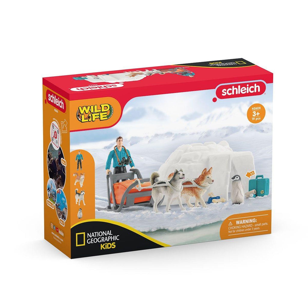 SCHLEICH 42624 NATIONAL GEOGRAPHIC KIDS Antarctic Expedition - TOYBOX Toy Shop