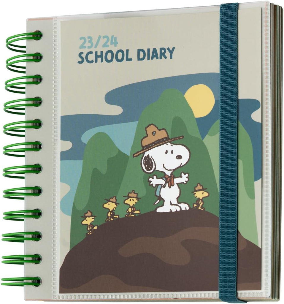 SNOOPY 2023/2024 School Diary Day To Page 11 Months - TOYBOX Toy Shop