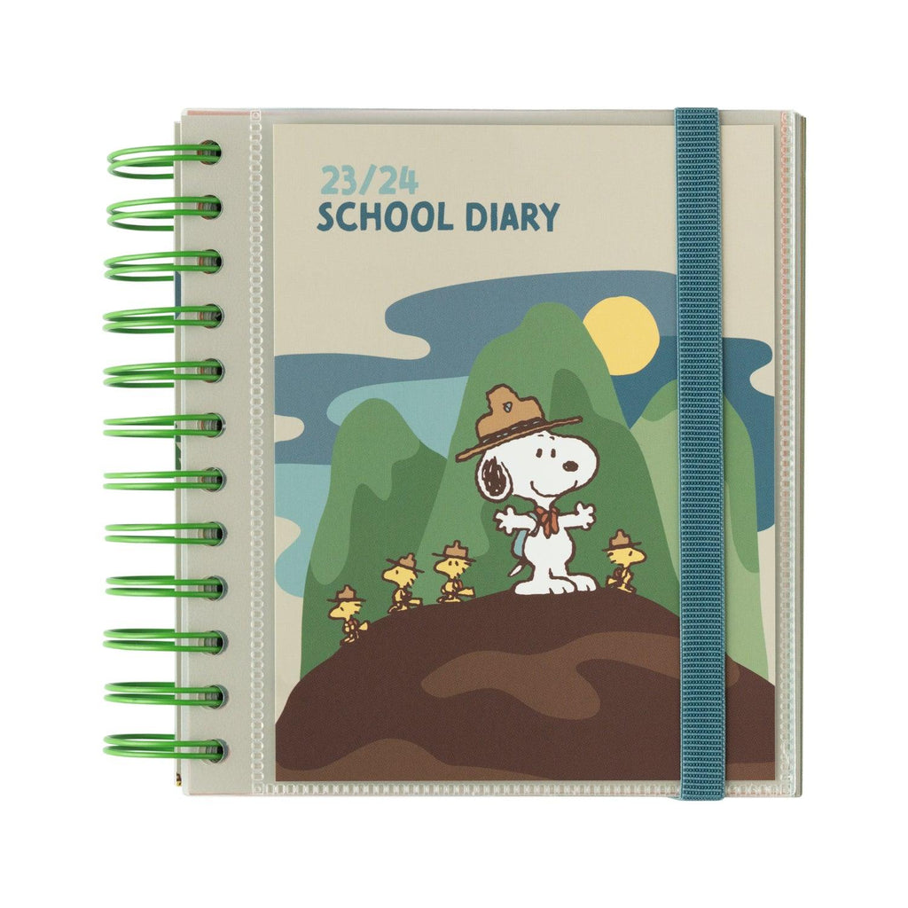 SNOOPY 2023/2024 School Diary Day To Page 11 Months - TOYBOX Toy Shop