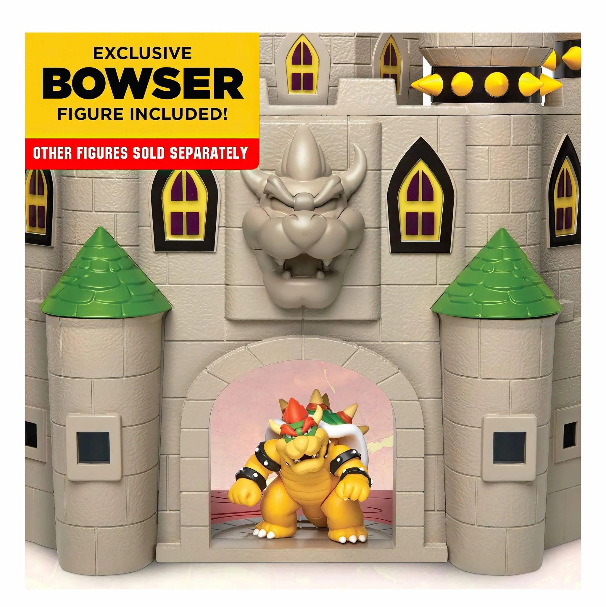 Mario Brothers Super Mario Bros Deluxe Bowser Castle Playset SUPER