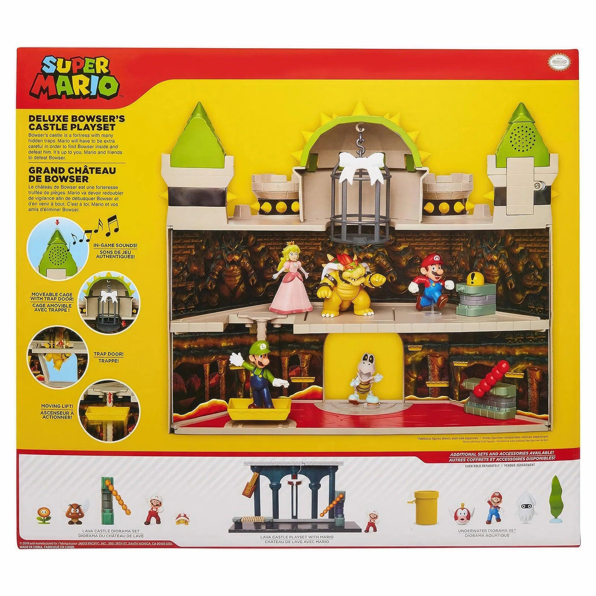 SUPER MARIO Bowsers Castle Deluxe Playset – TOYBOX