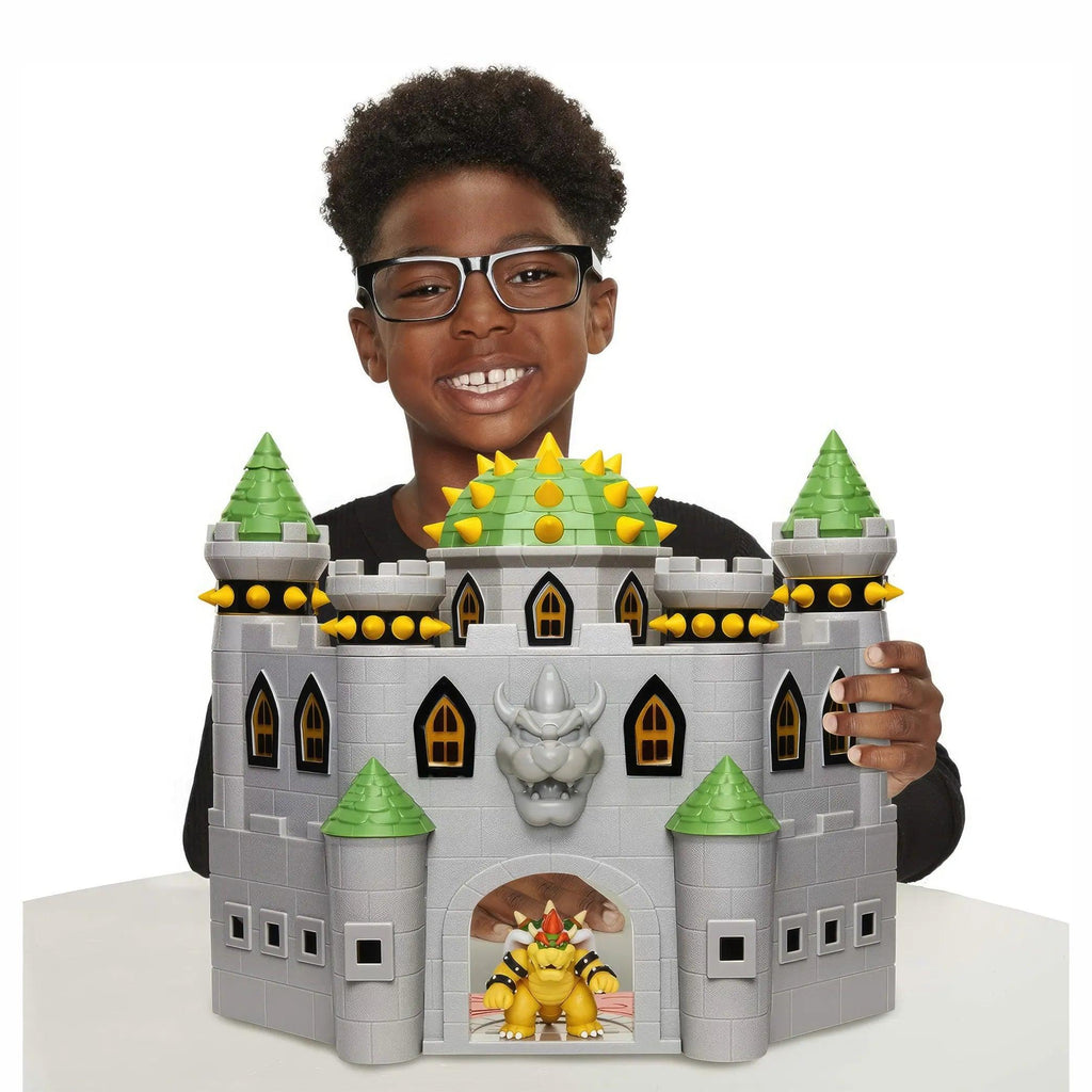 SUPER MARIO Bowsers Castle Deluxe Playset - TOYBOX