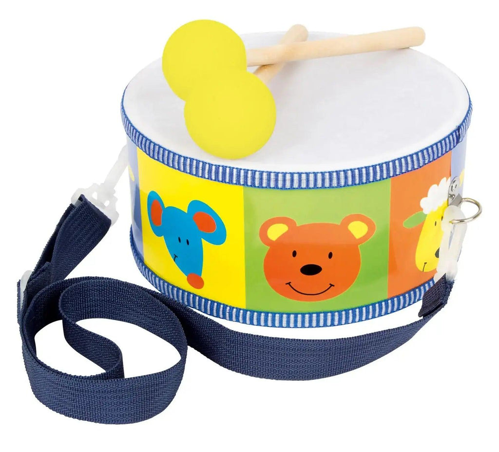 Small Foot - Wooden Drum Animals with Sticks - TOYBOX Toy Shop