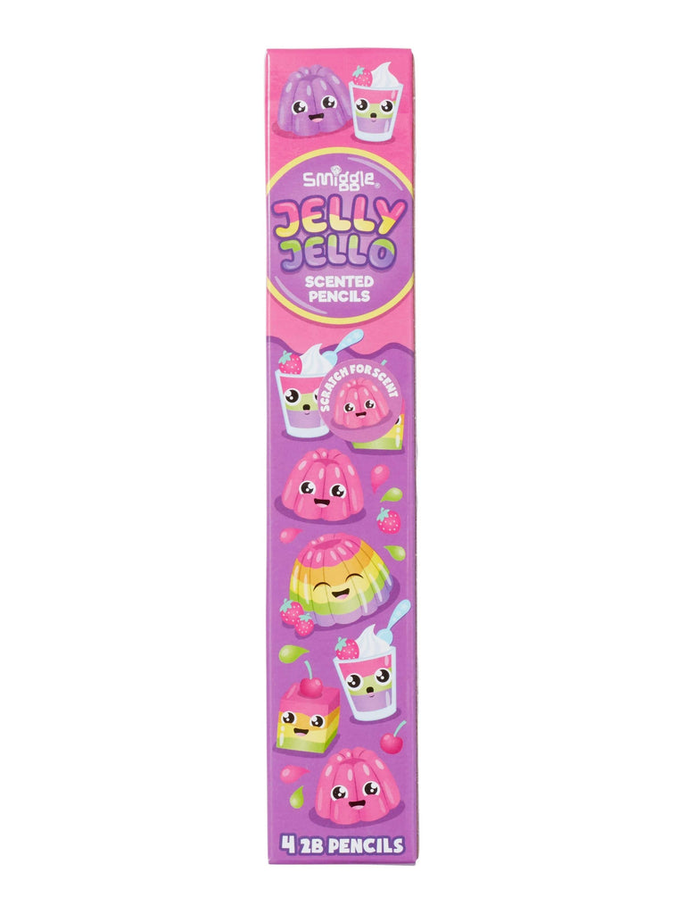 SMIGGLE Pencils x 4 Pack Scented With Eraser Top - Jelly Scent - TOYBOX Toy Shop
