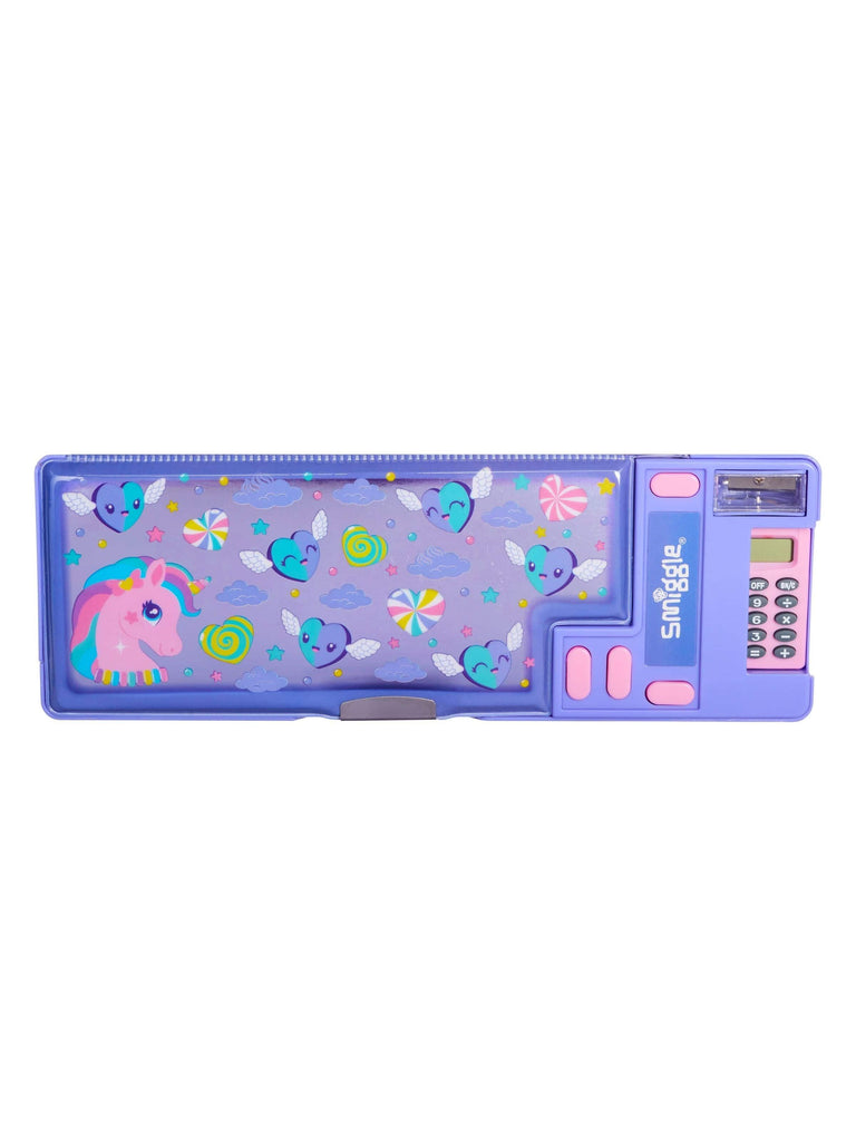 SMIGGLE Peppy Pop Out Pencil Case - Lilac - TOYBOX Toy Shop