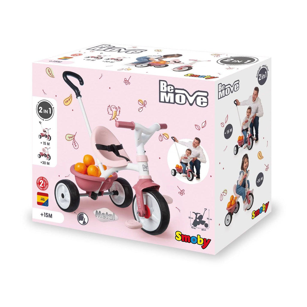 Smoby Be Move Tricycle Pink - TOYBOX Toy Shop
