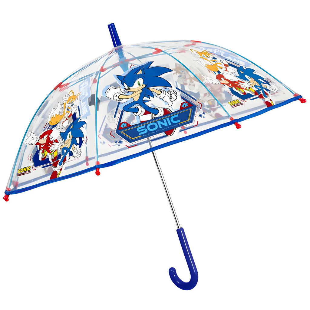 Sonic the Hedgehog Transparent Manual Umbrella 45cm - TOYBOX Toy Shop