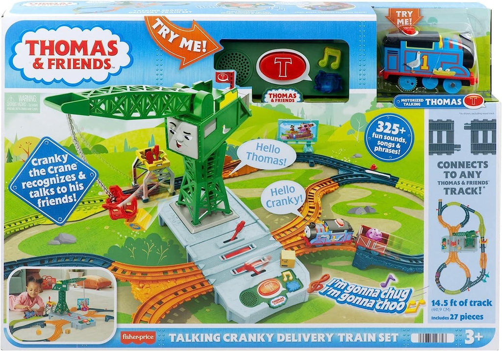 Thomas & Friends Talking Cranky Delivery Train Set - TOYBOX Toy Shop
