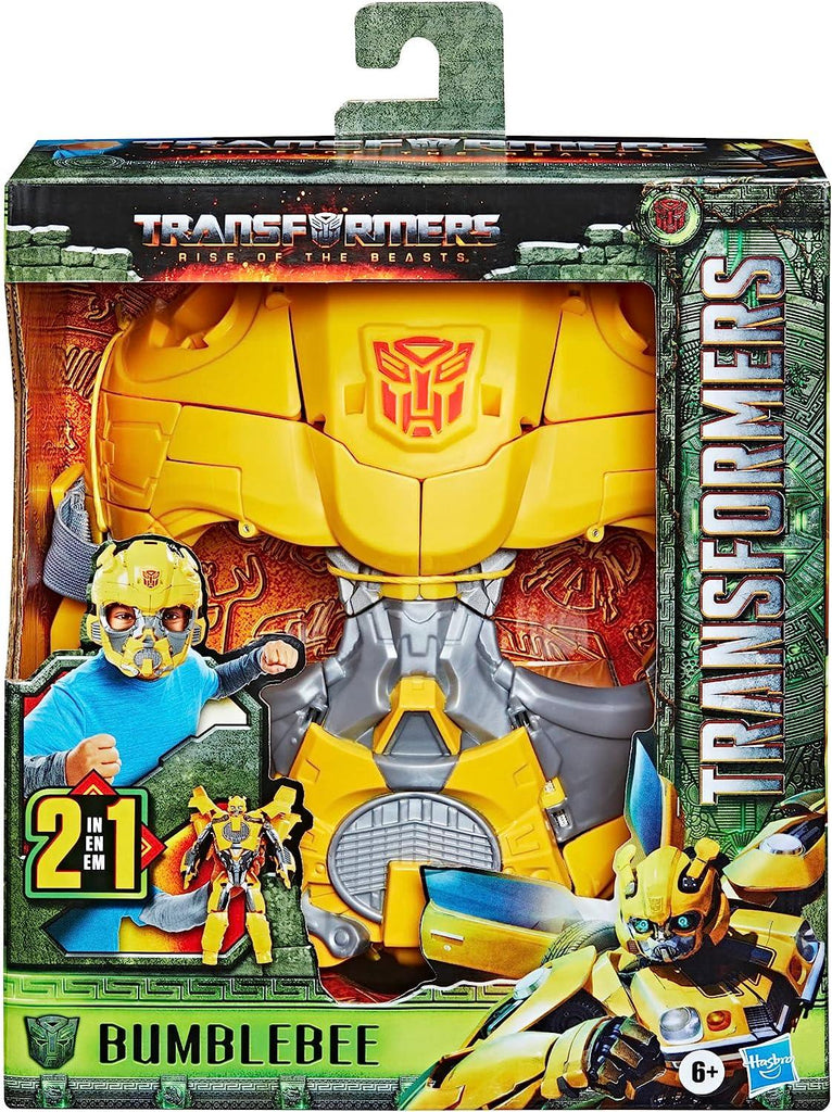 TRANSFORMERS Toys Rise of the Beasts Film Bumblebee 2-in-1 Converting Mask - TOYBOX Toy Shop