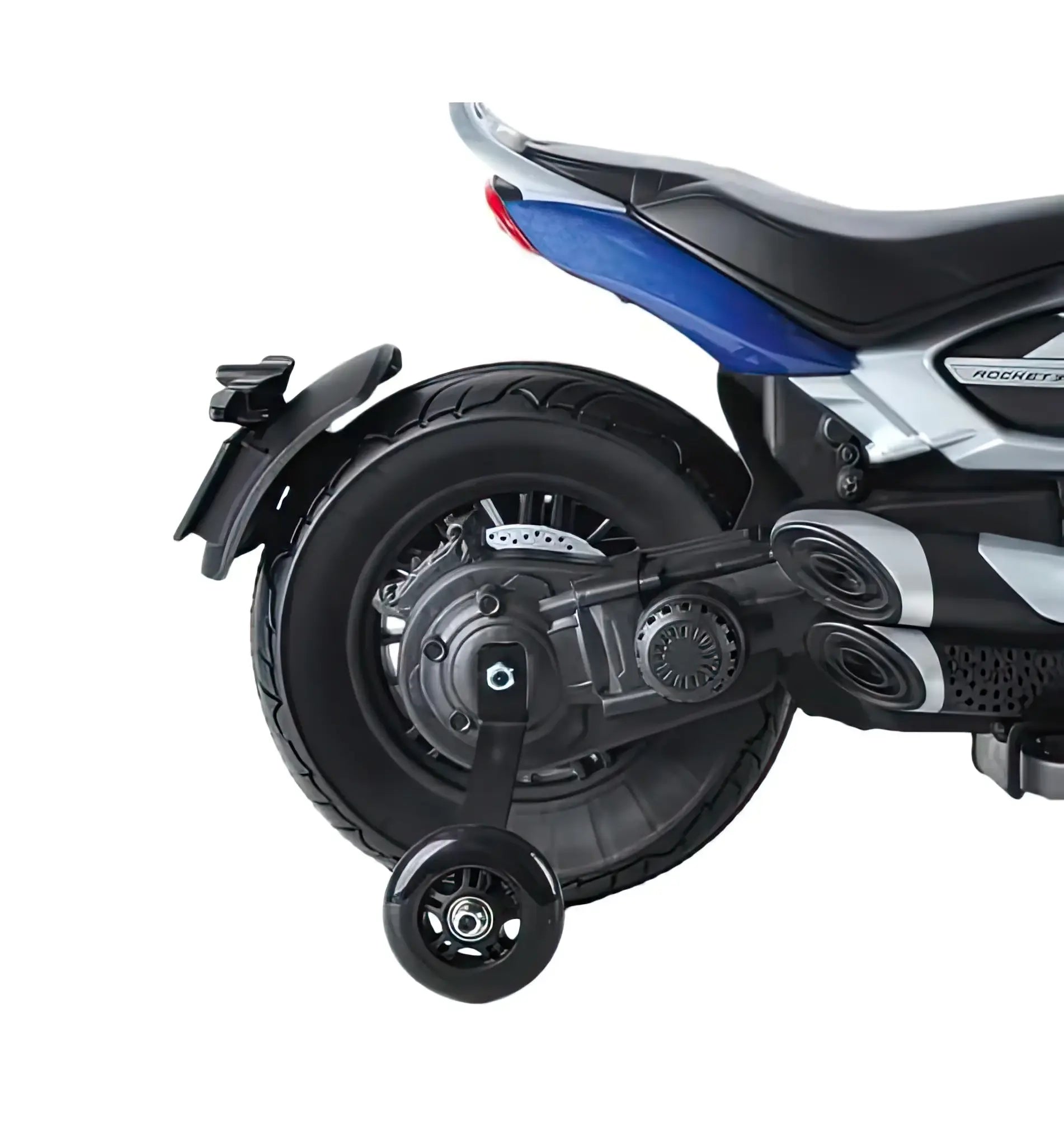 Electric motorbike top with stabilisers