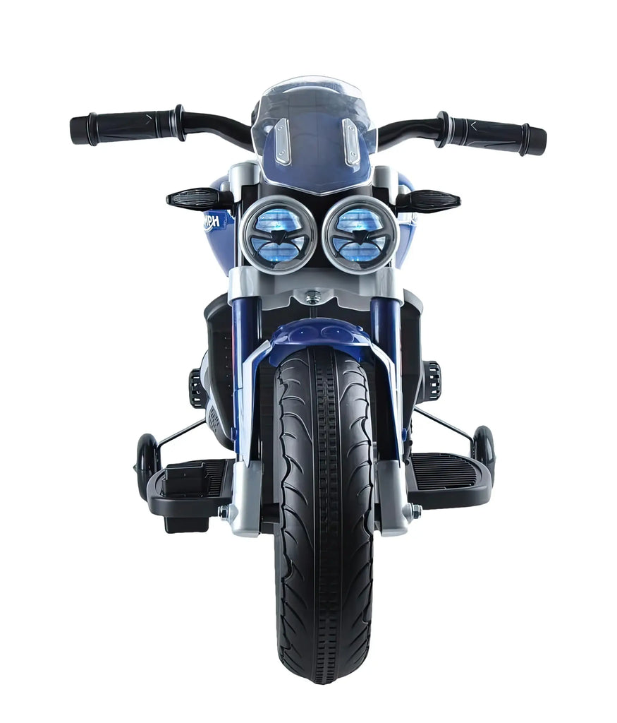 Triumph Rocket 3GT Electric 12V Battery Powered  Ride-On Motorbike - Blue - TOYBOX Toy Shop