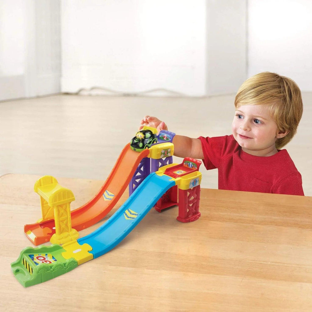 VTech Go! Go! Smart Wheels 3-in-1 Launch and Play Raceway Playset - TOYBOX Toy Shop