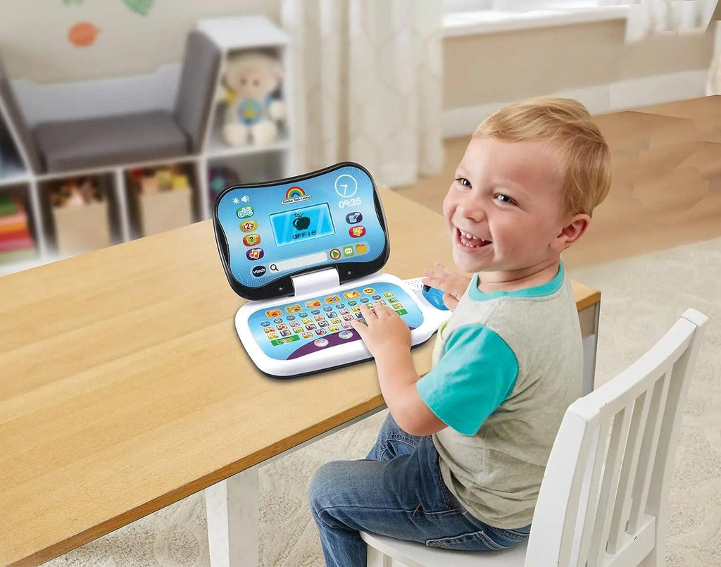 VTech Toddler Tech Laptop - Blue - TOYBOX