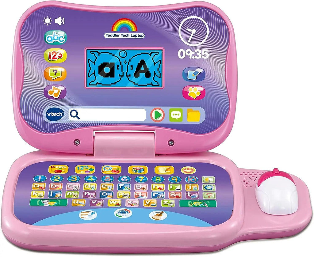 VTech Toddler Tech Laptop - Pink - TOYBOX