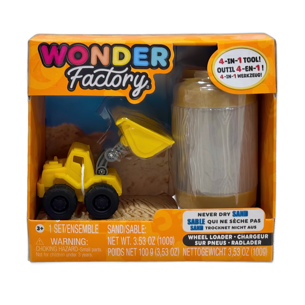 Wonder Factory Never Dry Sand Construction Trucks - Assorted
