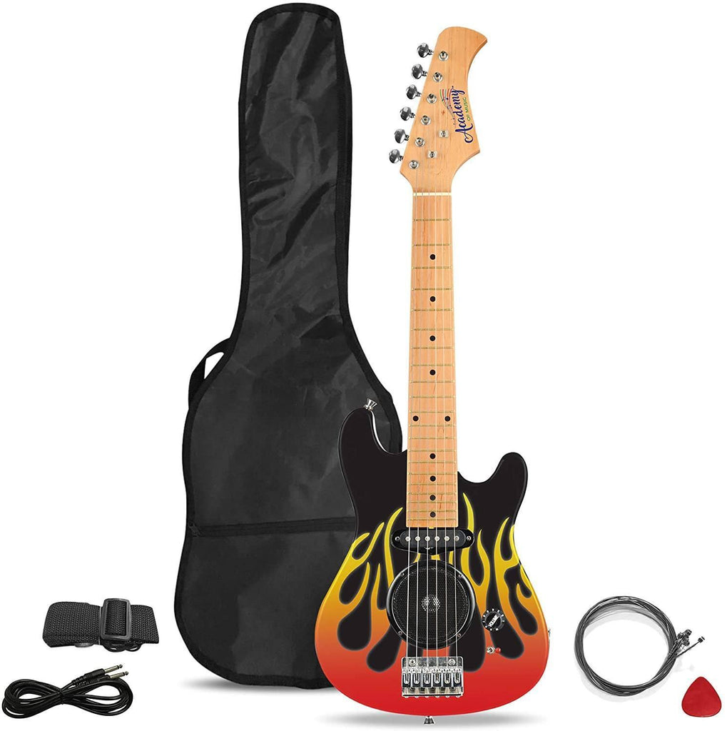 Academy of Music Electric Guitar, Flames - TOYBOX Toy Shop
