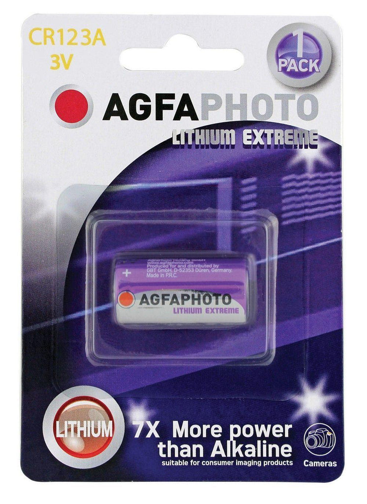 AGFA PHOTO Lithium Extreme Cell CR123A - TOYBOX Toy Shop