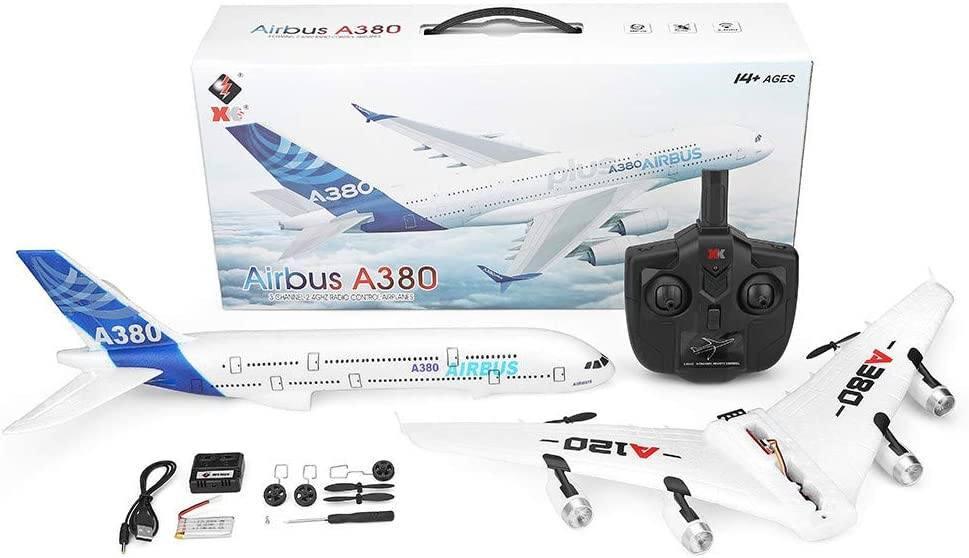 Aircar A380 Three-Channels Simulation RC Aeroplane Glider – TOYBOX