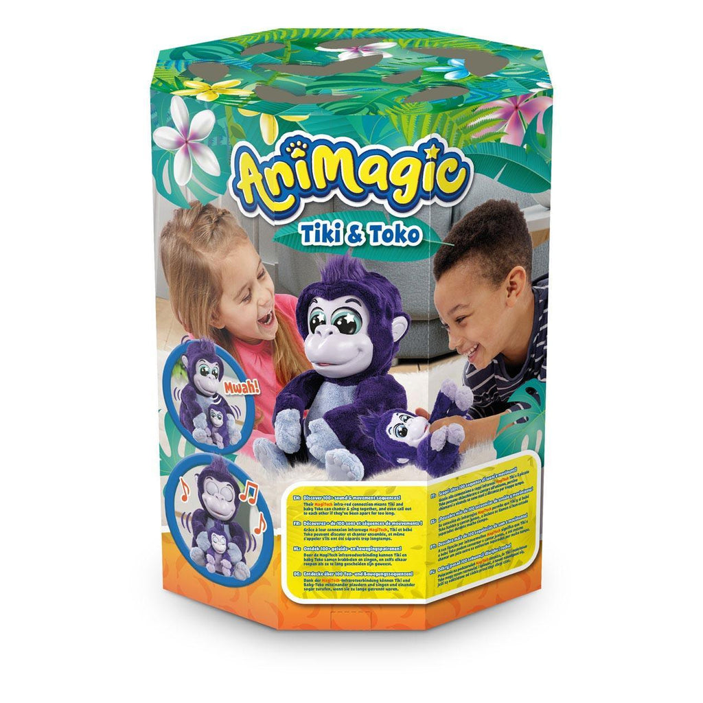 Animagic Tiki and Toko Gorillas Interactive Plush Toys - TOYBOX Toy Shop