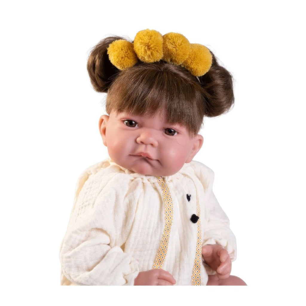 Antonio Juan 33366 Newborn Baby Nica Doll with Pigtails 42cm - TOYBOX Toy Shop