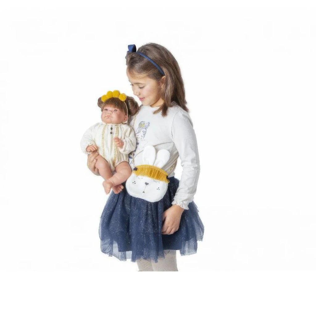 Antonio Juan 33366 Newborn Baby Nica Doll with Pigtails 42cm - TOYBOX Toy Shop