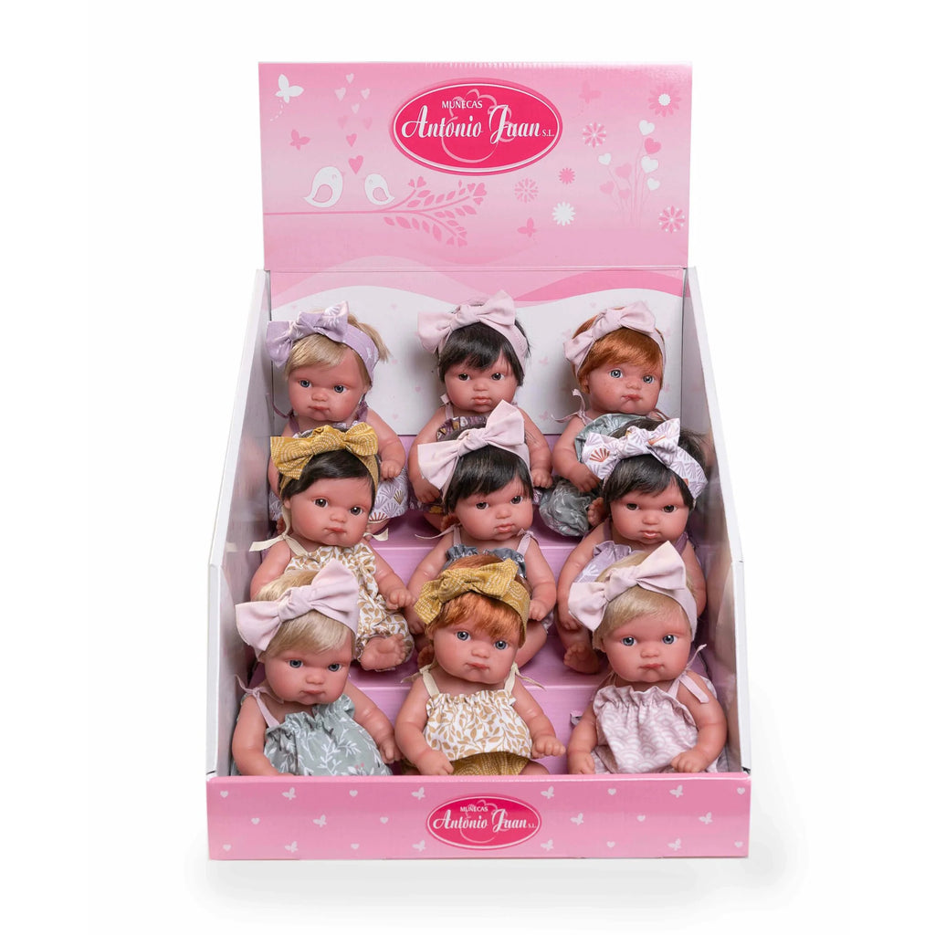 Antonio Juan 85313 Mufly Colourful Dresses Dolls 21cm - Assortment - TOYBOX Toy Shop