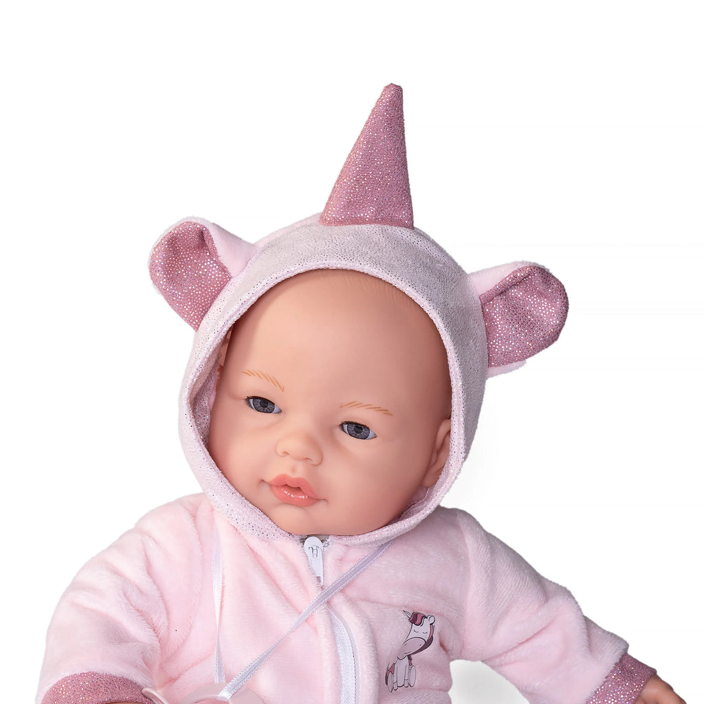 Antonio Juan 14362 Bimba Unicorn Pyjamas Doll 37cm - TOYBOX Toy Shop