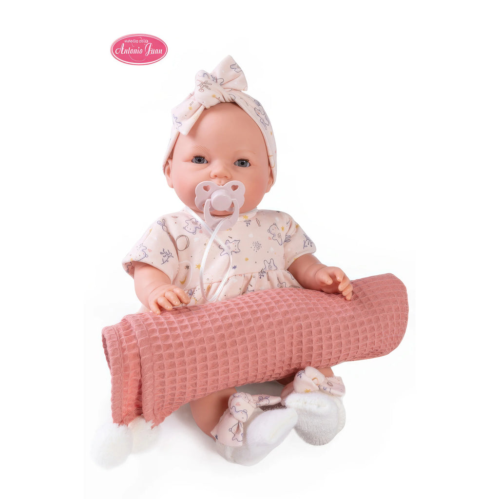 Antonio Juan 14258 - Bimba Tears Doll 37cm with Spring Blanket - TOYBOX Toy Shop