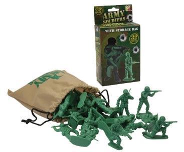 Army Soldiers with Bag - TOYBOX Toy Shop