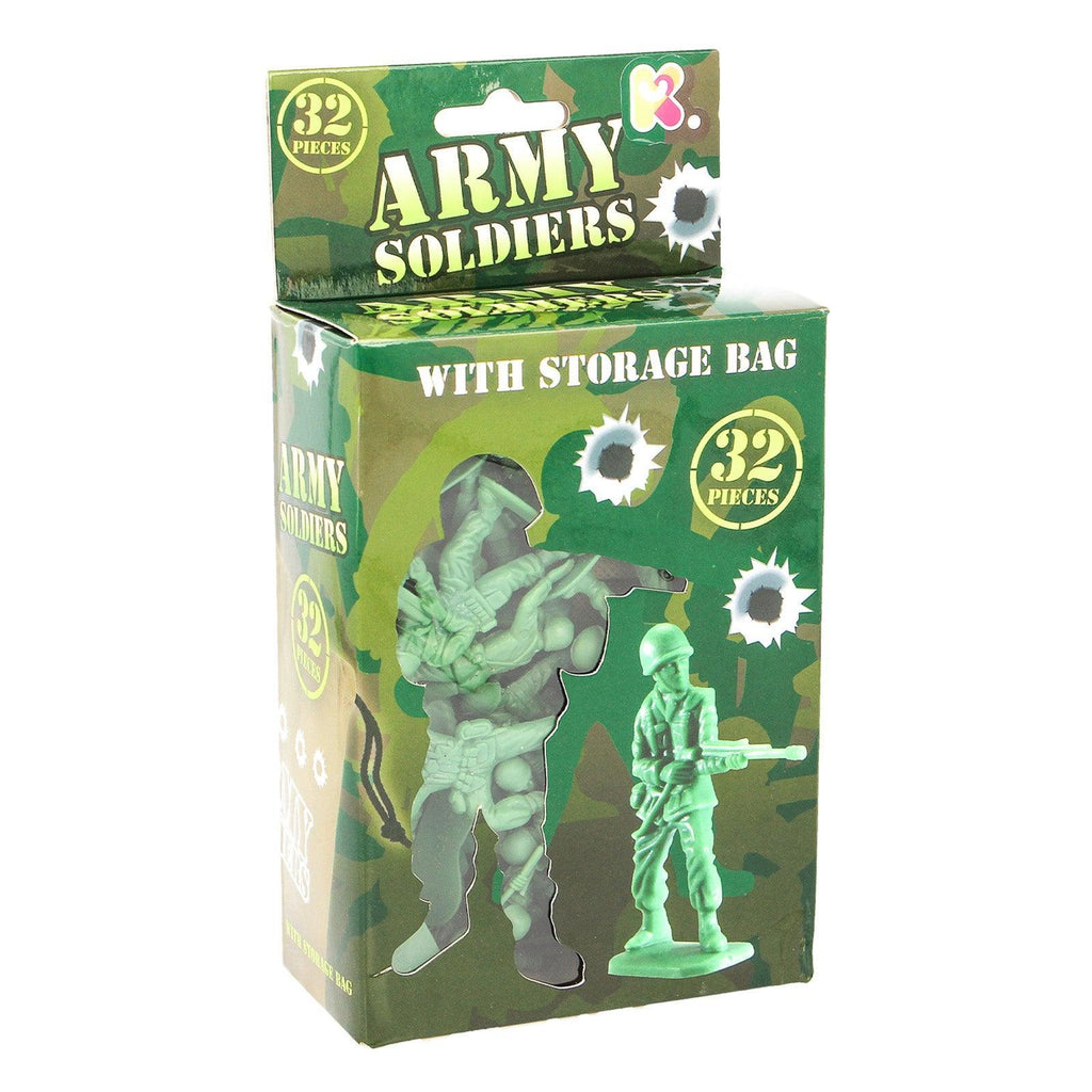Army Soldiers with Bag - TOYBOX Toy Shop