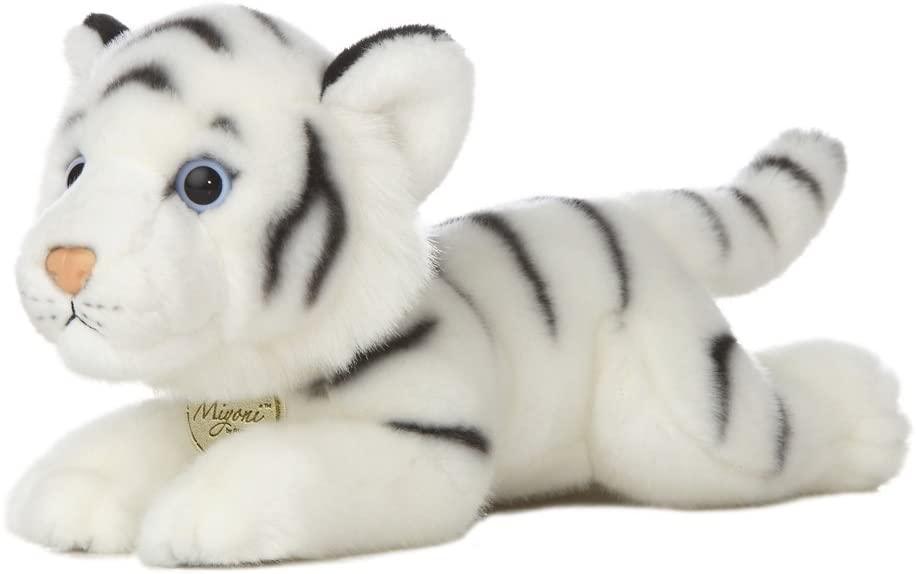 AURORA 10846 MiYoni White Tiger, 11-Inch Soft Toy - TOYBOX Toy Shop