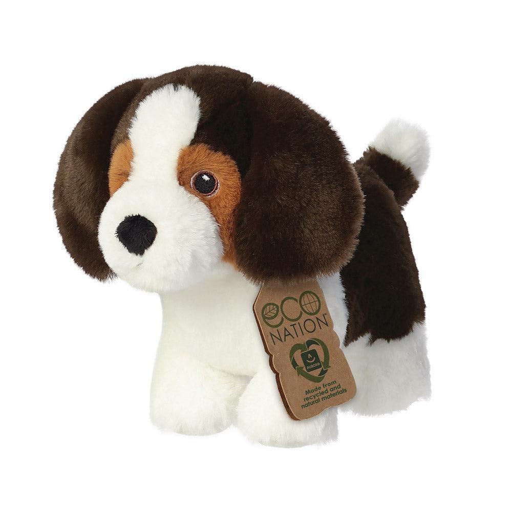 AURORA 35047 Eco Nation Beagle Dog 20cm Soft Toy - TOYBOX Toy Shop