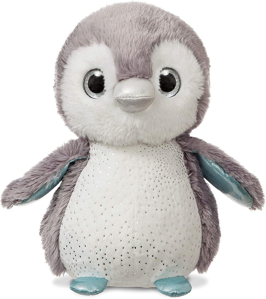 AURORA 61210 Sparkle Tales Lumi Grey Penguin 30cm Soft Toy - TOYBOX Toy Shop