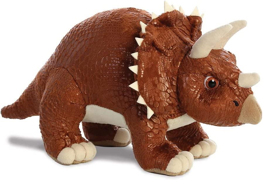 AURORA 61233 Dinosaur Stomp the Triceratops Soft Toy - TOYBOX Toy Shop